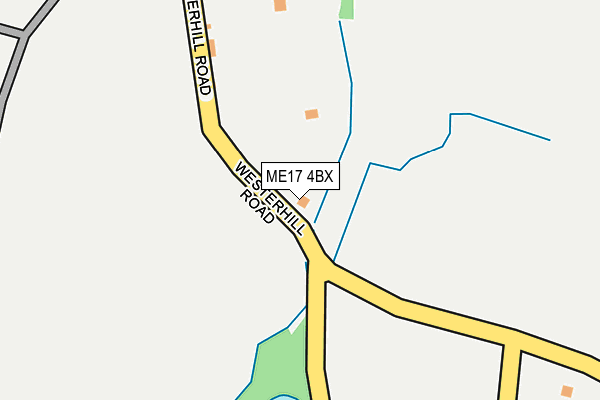 ME17 4BX map - OS OpenMap – Local (Ordnance Survey) ME17 4BX map - OS OpenMap – Local (Ordnance Survey)