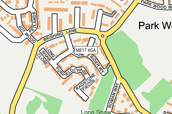 ME17 4GA map - OS OpenMap – Local (Ordnance Survey) ME17 4GA map - OS OpenMap – Local (Ordnance Survey)