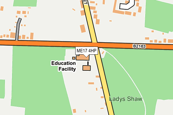 ME17 4HP map - OS OpenMap – Local (Ordnance Survey) ME17 4HP map - OS OpenMap – Local (Ordnance Survey)