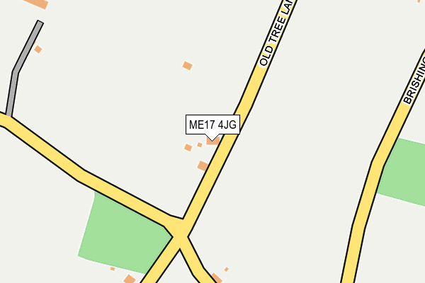 ME17 4JG map - OS OpenMap – Local (Ordnance Survey)