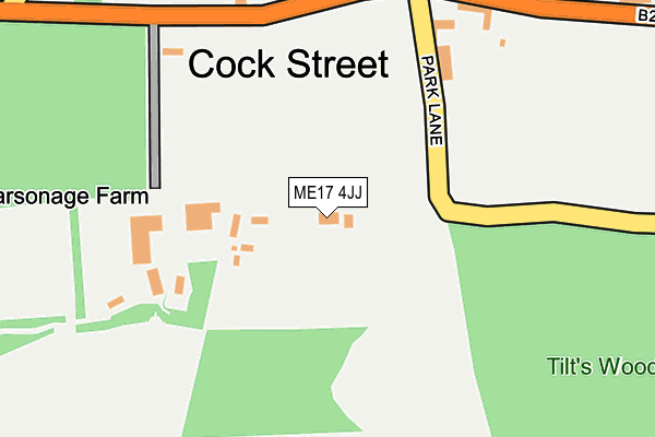 ME17 4JJ map - OS OpenMap – Local (Ordnance Survey) ME17 4JJ map - OS OpenMap – Local (Ordnance Survey)
