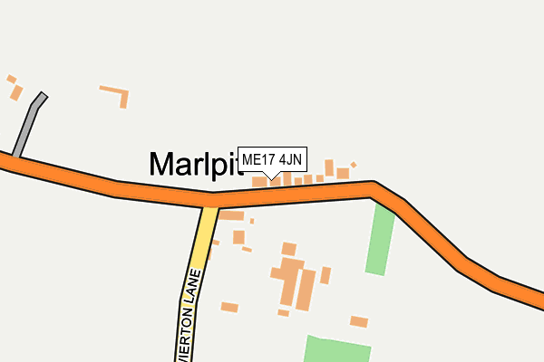 ME17 4JN map - OS OpenMap – Local (Ordnance Survey)