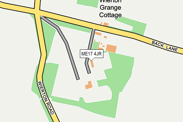 ME17 4JR map - OS OpenMap – Local (Ordnance Survey) ME17 4JR map - OS OpenMap – Local (Ordnance Survey)