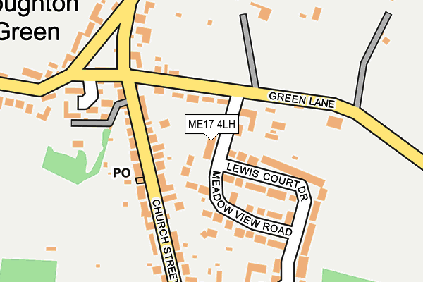 ME17 4LH map - OS OpenMap – Local (Ordnance Survey) ME17 4LH map - OS OpenMap – Local (Ordnance Survey)