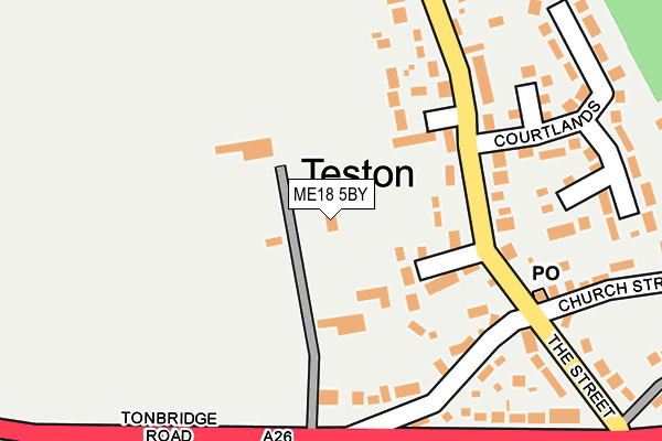 ME18 5BY map - OS OpenMap – Local (Ordnance Survey) ME18 5BY map - OS OpenMap – Local (Ordnance Survey)