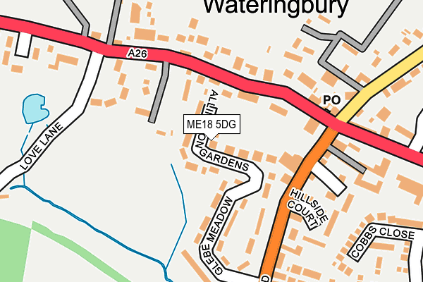ME18 5DG map - OS OpenMap – Local (Ordnance Survey) ME18 5DG map - OS OpenMap – Local (Ordnance Survey)