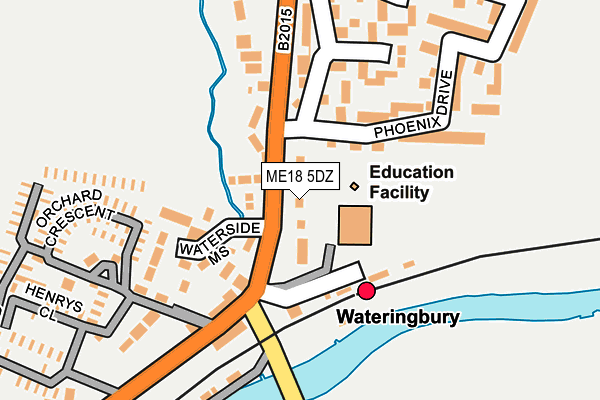 ME18 5DZ map - OS OpenMap – Local (Ordnance Survey) ME18 5DZ map - OS OpenMap – Local (Ordnance Survey)