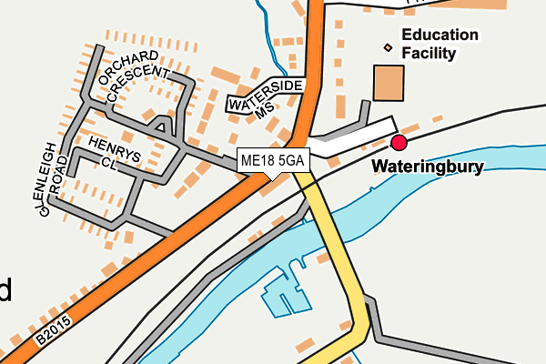 ME18 5GA map - OS OpenMap – Local (Ordnance Survey) ME18 5GA map - OS OpenMap – Local (Ordnance Survey)