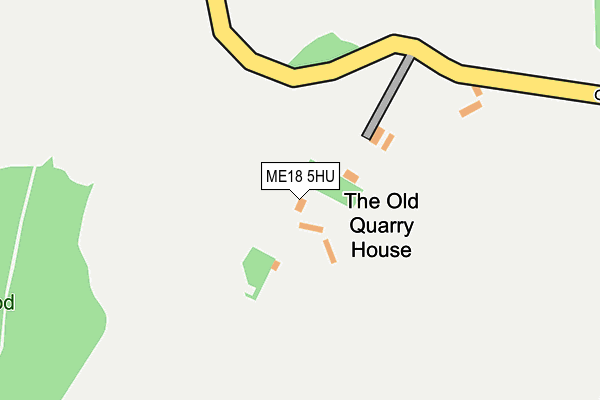 ME18 5HU map - OS OpenMap – Local (Ordnance Survey) ME18 5HU map - OS OpenMap – Local (Ordnance Survey)