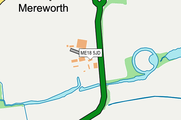 ME18 5JD map - OS OpenMap – Local (Ordnance Survey) ME18 5JD map - OS OpenMap – Local (Ordnance Survey)