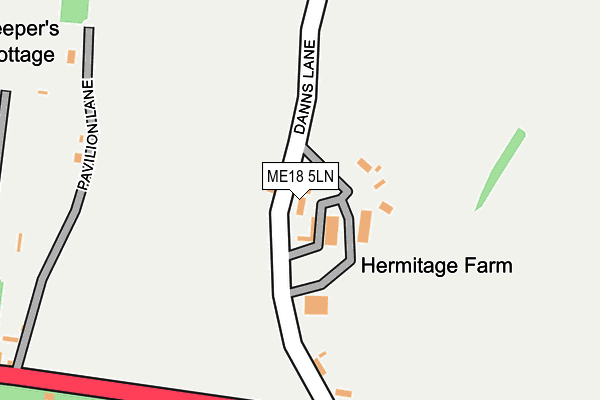 ME18 5LN map - OS OpenMap – Local (Ordnance Survey) ME18 5LN map - OS OpenMap – Local (Ordnance Survey)