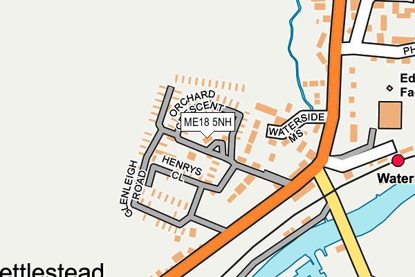 ME18 5NH map - OS OpenMap – Local (Ordnance Survey)