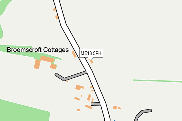 ME18 5PH map - OS OpenMap – Local (Ordnance Survey)