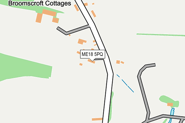 ME18 5PQ map - OS OpenMap – Local (Ordnance Survey) ME18 5PQ map - OS OpenMap – Local (Ordnance Survey)