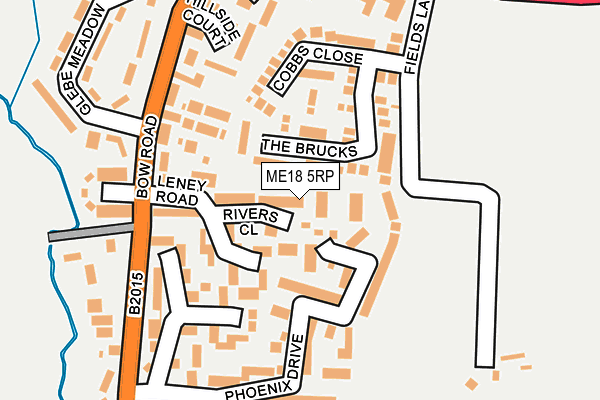 ME18 5RP map - OS OpenMap – Local (Ordnance Survey) ME18 5RP map - OS OpenMap – Local (Ordnance Survey)