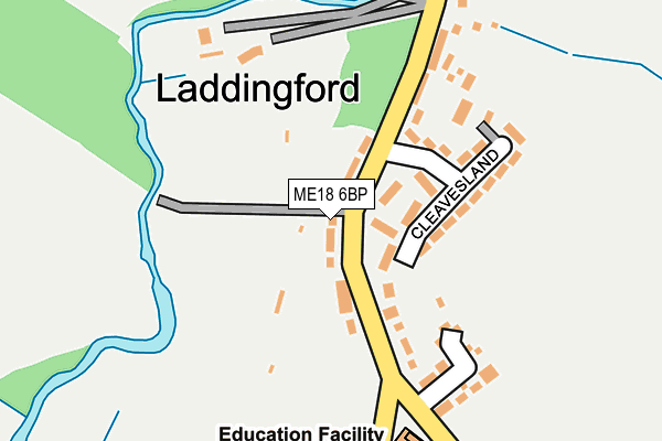 ME18 6BP map - OS OpenMap – Local (Ordnance Survey) ME18 6BP map - OS OpenMap – Local (Ordnance Survey)