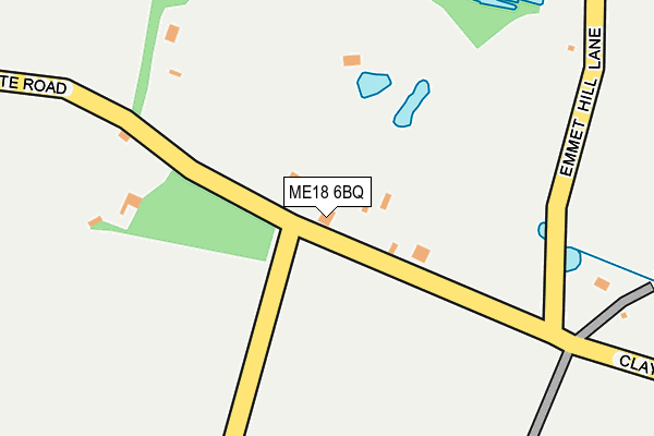 ME18 6BQ map - OS OpenMap – Local (Ordnance Survey)