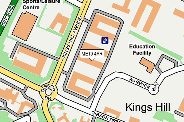 ME19 4AR map - OS OpenMap – Local (Ordnance Survey) ME19 4AR map - OS OpenMap – Local (Ordnance Survey)