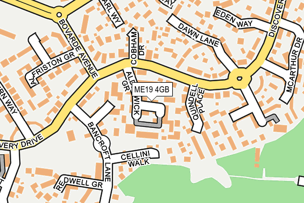 ME19 4GB map - OS OpenMap – Local (Ordnance Survey) ME19 4GB map - OS OpenMap – Local (Ordnance Survey)