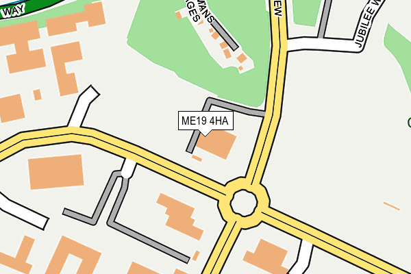 ME19 4HA map - OS OpenMap – Local (Ordnance Survey) ME19 4HA map - OS OpenMap – Local (Ordnance Survey)
