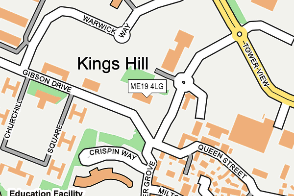 ME19 4LG map - OS OpenMap – Local (Ordnance Survey) ME19 4LG map - OS OpenMap – Local (Ordnance Survey)