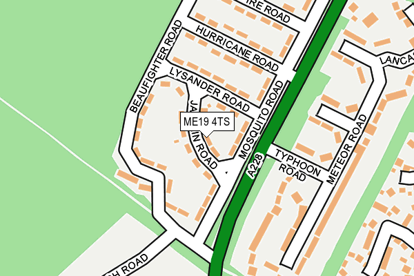 ME19 4TS map - OS OpenMap – Local (Ordnance Survey) ME19 4TS map - OS OpenMap – Local (Ordnance Survey)