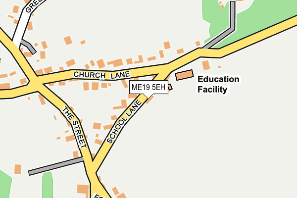ME19 5EH map - OS OpenMap – Local (Ordnance Survey) ME19 5EH map - OS OpenMap – Local (Ordnance Survey)