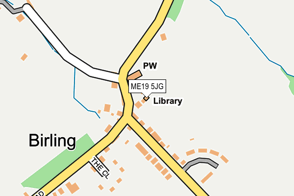 ME19 5JG map - OS OpenMap – Local (Ordnance Survey) ME19 5JG map - OS OpenMap – Local (Ordnance Survey)