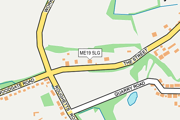 ME19 5LG map - OS OpenMap – Local (Ordnance Survey) ME19 5LG map - OS OpenMap – Local (Ordnance Survey)