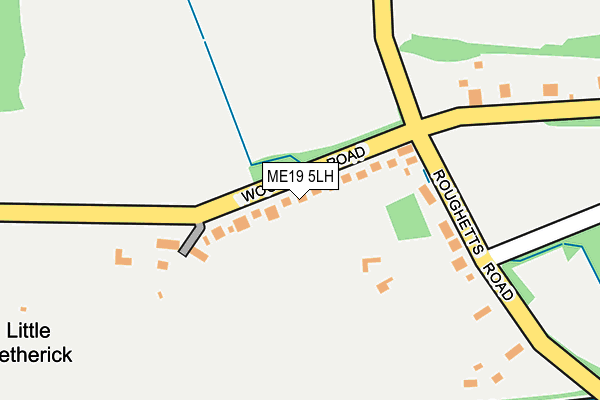 ME19 5LH map - OS OpenMap – Local (Ordnance Survey) ME19 5LH map - OS OpenMap – Local (Ordnance Survey)