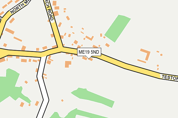 ME19 5ND map - OS OpenMap – Local (Ordnance Survey) ME19 5ND map - OS OpenMap – Local (Ordnance Survey)