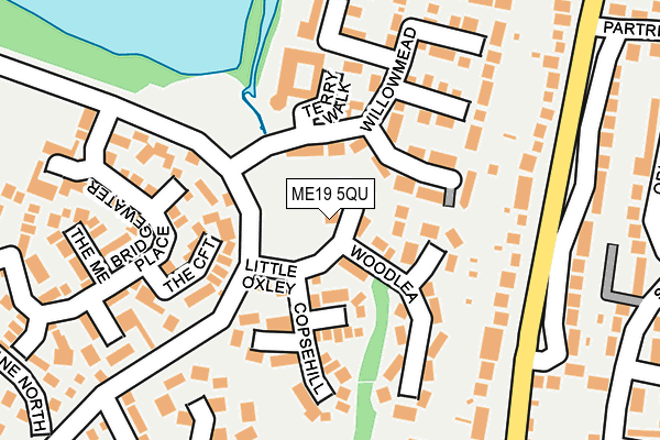 ME19 5QU map - OS OpenMap – Local (Ordnance Survey) ME19 5QU map - OS OpenMap – Local (Ordnance Survey)