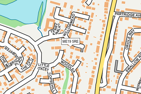 ME19 5RE map - OS OpenMap – Local (Ordnance Survey) ME19 5RE map - OS OpenMap – Local (Ordnance Survey)