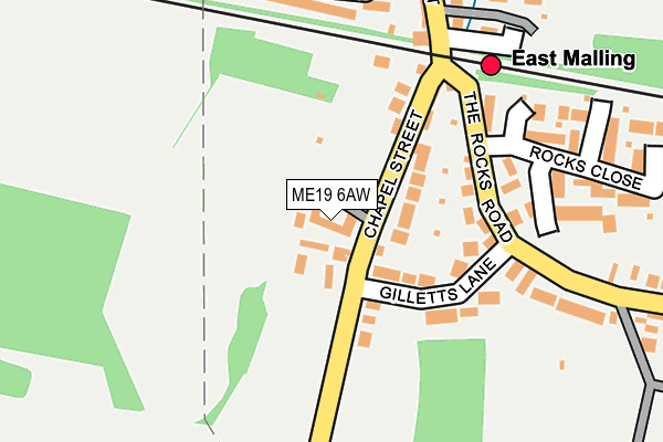ME19 6AW map - OS OpenMap – Local (Ordnance Survey) ME19 6AW map - OS OpenMap – Local (Ordnance Survey)