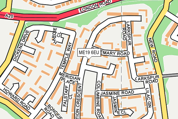 ME19 6EU map - OS OpenMap – Local (Ordnance Survey) ME19 6EU map - OS OpenMap – Local (Ordnance Survey)