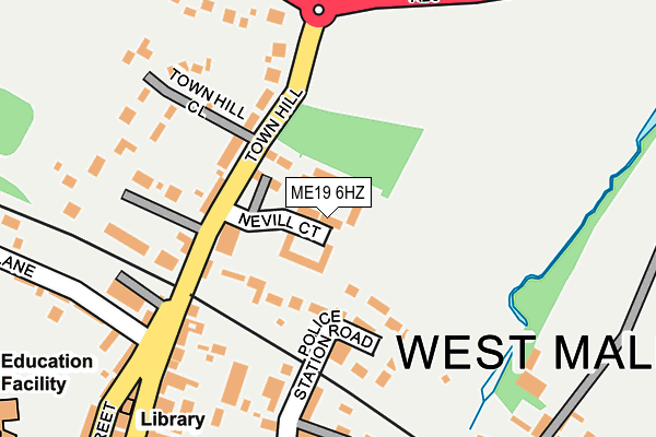 ME19 6HZ map - OS OpenMap – Local (Ordnance Survey) ME19 6HZ map - OS OpenMap – Local (Ordnance Survey)
