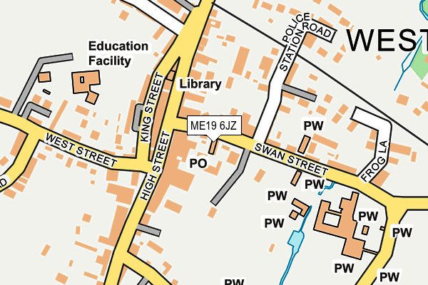 ME19 6JZ map - OS OpenMap – Local (Ordnance Survey) ME19 6JZ map - OS OpenMap – Local (Ordnance Survey)
