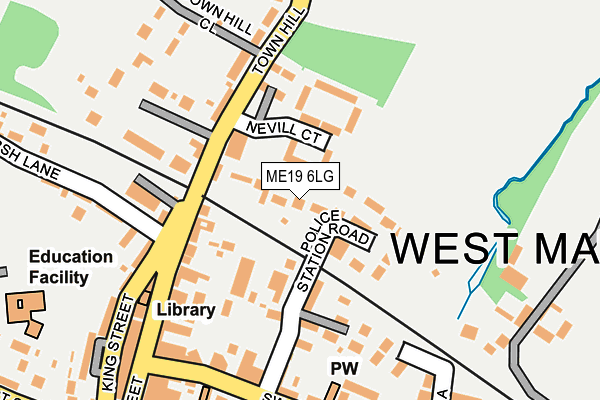 ME19 6LG map - OS OpenMap – Local (Ordnance Survey) ME19 6LG map - OS OpenMap – Local (Ordnance Survey)
