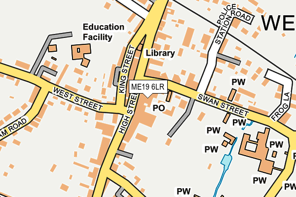 ME19 6LR map - OS OpenMap – Local (Ordnance Survey) ME19 6LR map - OS OpenMap – Local (Ordnance Survey)