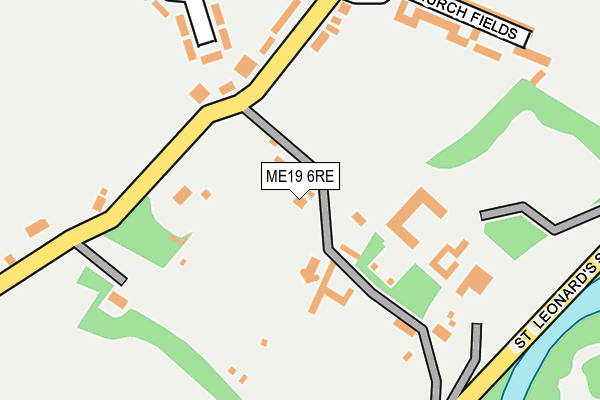 ME19 6RE map - OS OpenMap – Local (Ordnance Survey) ME19 6RE map - OS OpenMap – Local (Ordnance Survey)