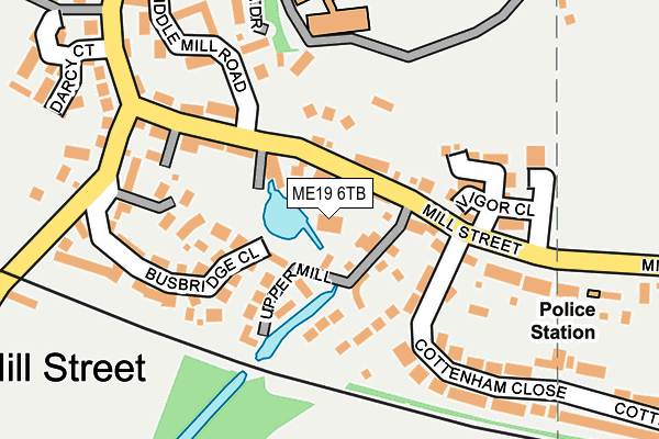 ME19 6TB map - OS OpenMap – Local (Ordnance Survey) ME19 6TB map - OS OpenMap – Local (Ordnance Survey)