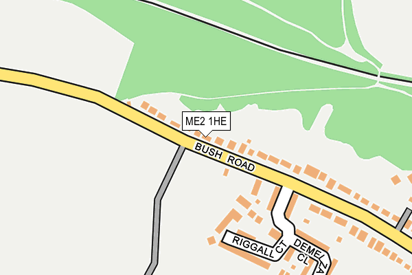 ME2 1HE map - OS OpenMap – Local (Ordnance Survey) ME2 1HE map - OS OpenMap – Local (Ordnance Survey)