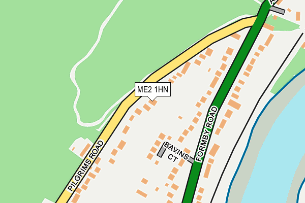 ME2 1HN map - OS OpenMap – Local (Ordnance Survey) ME2 1HN map - OS OpenMap – Local (Ordnance Survey)