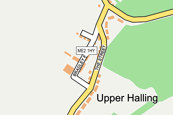 ME2 1HY map - OS OpenMap – Local (Ordnance Survey) ME2 1HY map - OS OpenMap – Local (Ordnance Survey)