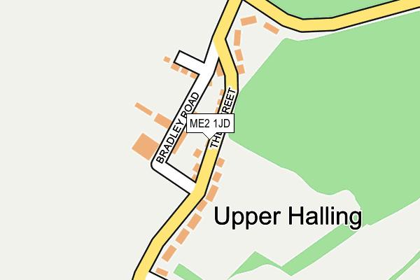 ME2 1JD map - OS OpenMap – Local (Ordnance Survey) ME2 1JD map - OS OpenMap – Local (Ordnance Survey)