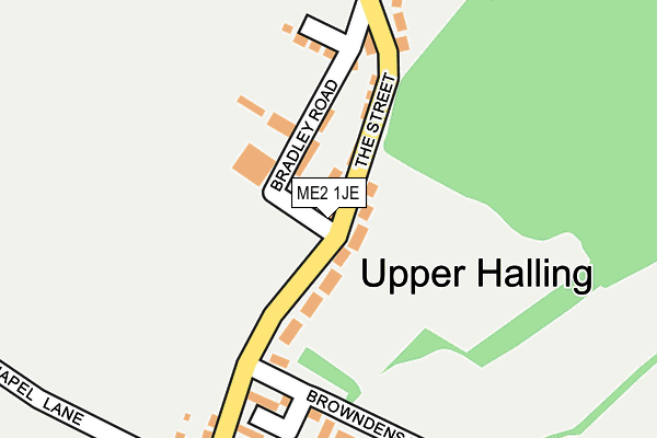 ME2 1JE map - OS OpenMap – Local (Ordnance Survey) ME2 1JE map - OS OpenMap – Local (Ordnance Survey)