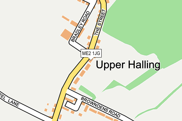 ME2 1JG map - OS OpenMap – Local (Ordnance Survey) ME2 1JG map - OS OpenMap – Local (Ordnance Survey)