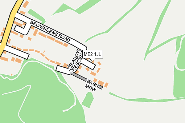 ME2 1JL map - OS OpenMap – Local (Ordnance Survey) ME2 1JL map - OS OpenMap – Local (Ordnance Survey)