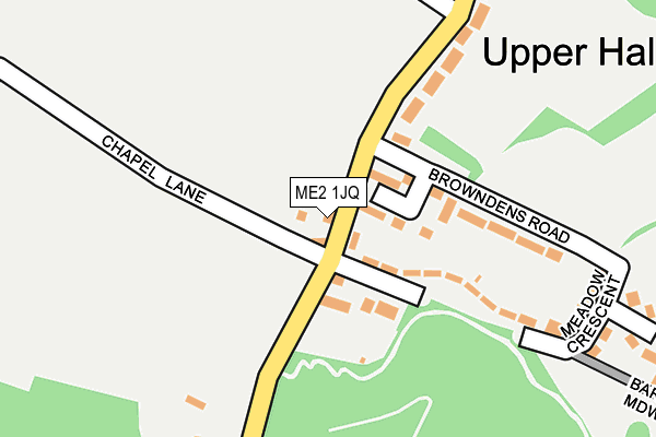 ME2 1JQ map - OS OpenMap – Local (Ordnance Survey) ME2 1JQ map - OS OpenMap – Local (Ordnance Survey)