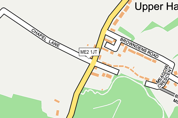 ME2 1JT map - OS OpenMap – Local (Ordnance Survey) ME2 1JT map - OS OpenMap – Local (Ordnance Survey)